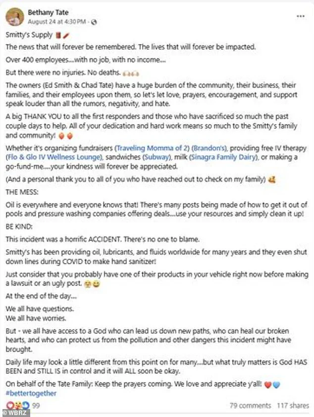 ‘Let the Earth Renew Itself’ – Residents Reel After Louisiana Oil Facility Explosion, as Company Faces Scrutiny Over Environmental Impact