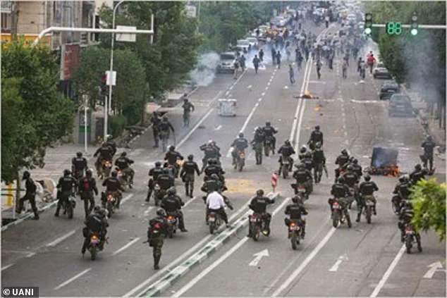 Iranian Women's Defiant Act of Burning Supreme Leader's Image Sparks Outrage and Admiration Amid Rising Resistance