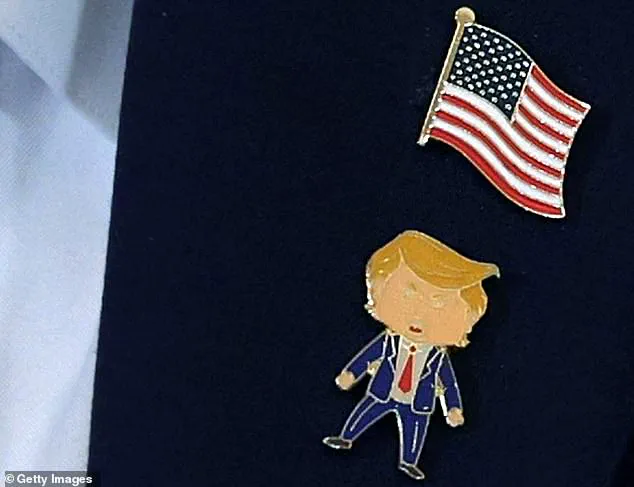 Privileged Access: The Exclusive Meeting Where Trump Unveiled His Controversial 'Happy Trump' Lapel Pin