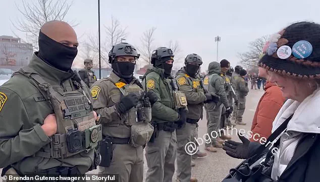 Federal Border Patrol Agent and Civilian Protester Share Unusual Moment of Understanding During Minneapolis Unrest