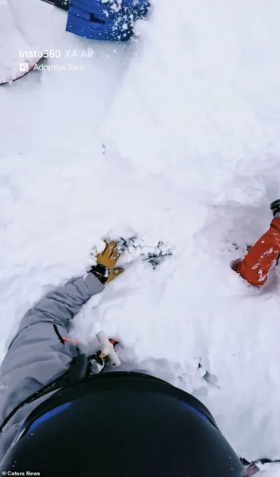 Avalanche Rescue in Engelberg: Skier's Survival Captured in Viral Footage