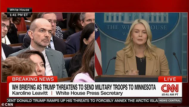 White House Press Secretary Confronts Reporter Over ICE Shooting and Agency's Controversial Record