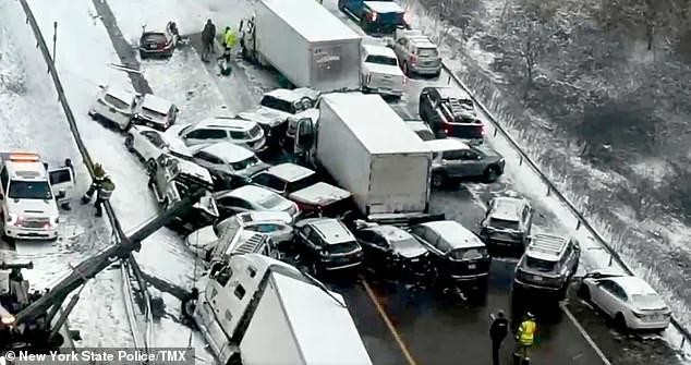 Arctic Storm Triggers 100-Vehicle Pileup in Midwest and Northeast: Emergency Response Underway