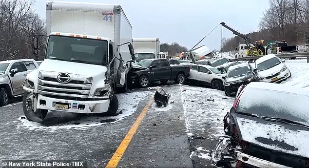 Arctic Storm Triggers 100-Vehicle Pileup in Midwest and Northeast: Emergency Response Underway