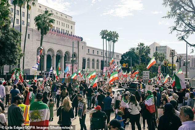 Surreal Confrontation at Free Iran Protest as Anti-Trump Activist Disrupts Solidarity March