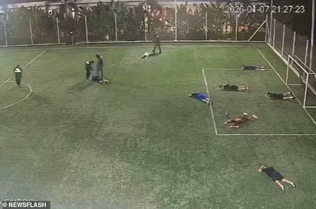 Violent Incident in Ecuador: Football Pitch Attack by Masked Individuals in Police Uniforms