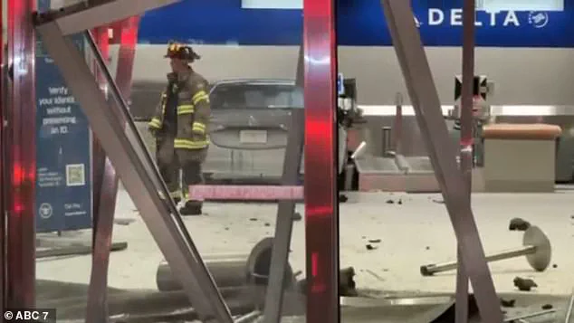Dramatic Car Incident at Detroit Metro Airport Leaves Chaos and Shattered Glass Before Arrest