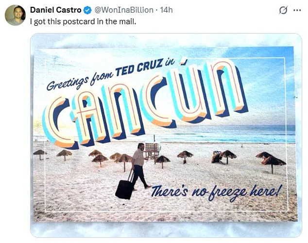 Senator Ted Cruz Faces Backlash Amid Winter Storm Crisis as Viral Photo Sparks Outrage
