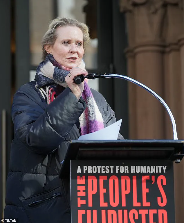 Cynthia Nixon Look-Alike Vandalizes Melania Trump Documentary Poster, Sparking Controversy