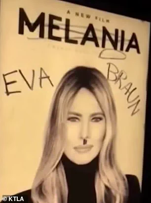 Cynthia Nixon Look-Alike Vandalizes Melania Trump Documentary Poster, Sparking Controversy