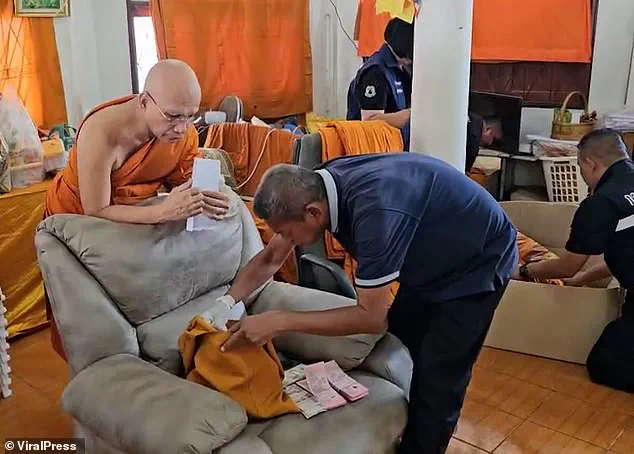 Thai Police Raid Buddhist Monastery, Uncover Illicit Items in Shocking Discovery