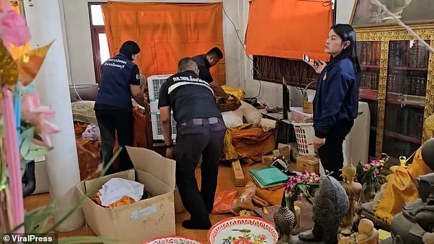 Thai Police Raid Buddhist Monastery, Uncover Illicit Items in Shocking Discovery