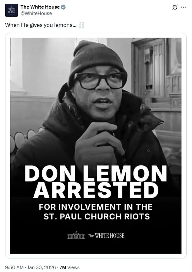 Trump's Air Force One Exchange Sparks Debate Over Don Lemon's Arrest and Media Role in Protests