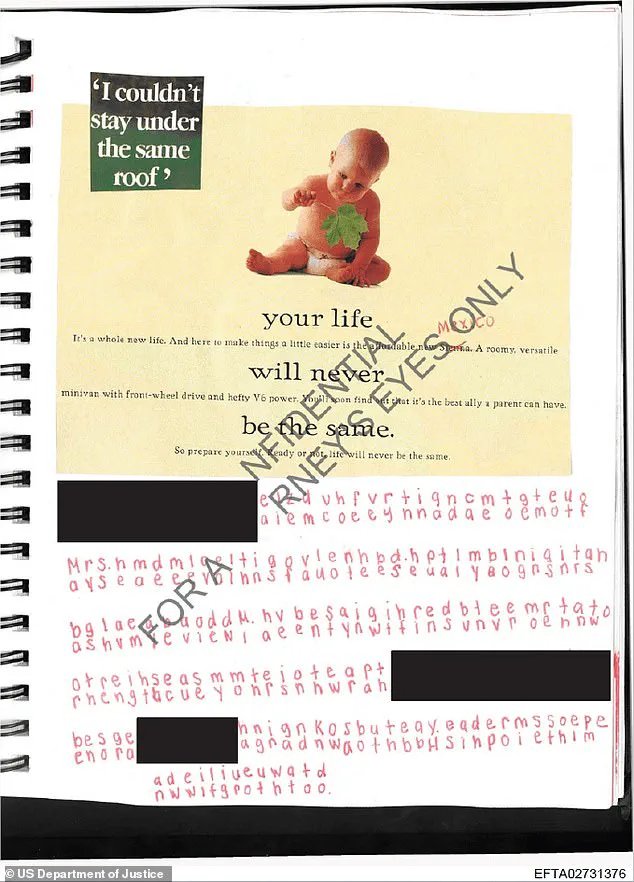 DOJ Diary Entry Reveals Jeffrey Epstein's Alleged Secret Childbirth Cover-Up