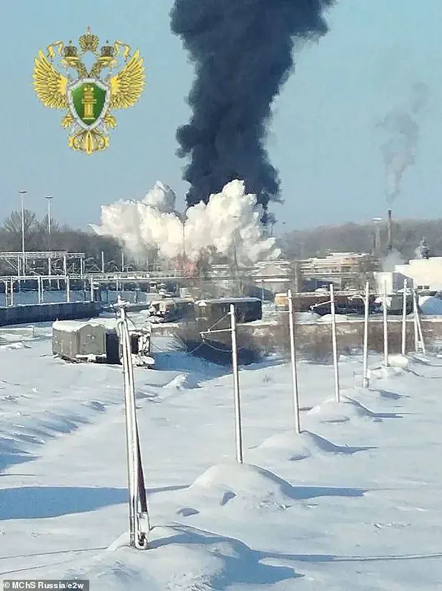 Explosion on Russian Train Sparks Massive Fire, Disrupting Key Military Supply Route