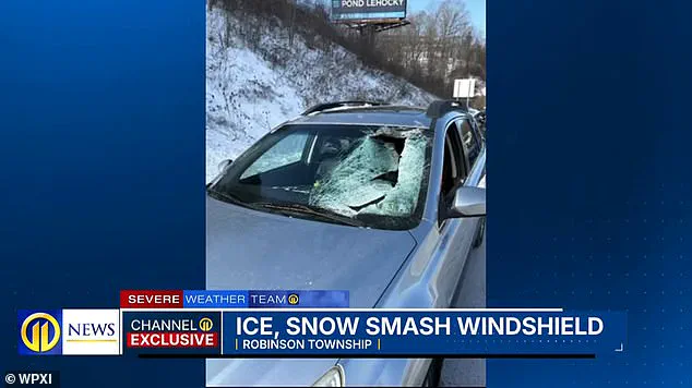 Tragedy on Parkway West: Ice Chunk from Tractor-Trailer Shatters Windshield, Leaves Mother with Severe Injuries as Daughter Witnesses Horror