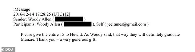 Jeffrey Epstein and Woody Allen Linked Through $15,000 Donation to Help Adopted Daughter Graduate