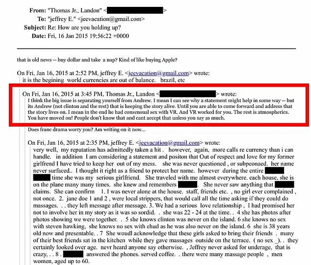Unredacted Email Reveals Former Duke of York's Consensual Encounter with Virginia Giuffre, Whose Suicide Ties to Epstein's Network