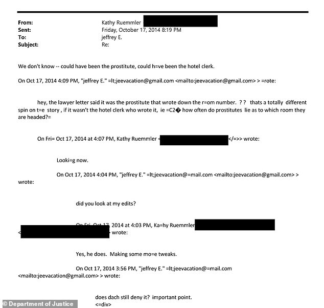 Ex-Goldman Sachs Lawyer's Emails with Epstein Reveal Secret Service Scandal Ties, DOJ Documents Show