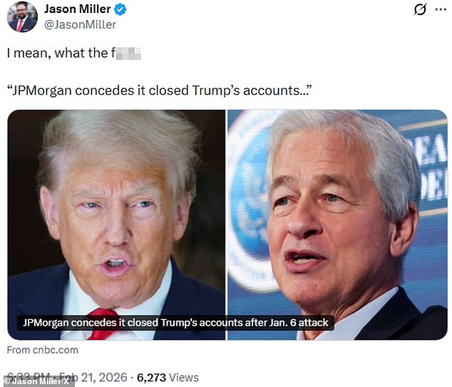 JPMorgan Chase Closure of Trump Accounts Sparks Legal and Political Firestorm