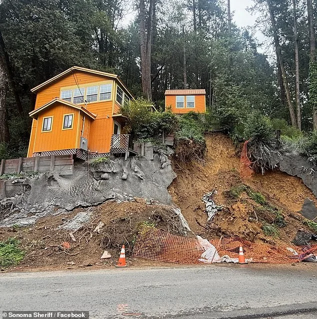 Guerneville's Redwood Forest Home Teeters on Edge as Erosion Sparks Collapse Fears