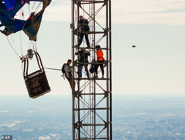Rescue Operation Saves Two After Hot Air Balloon Collision with Radio Tower in Texas