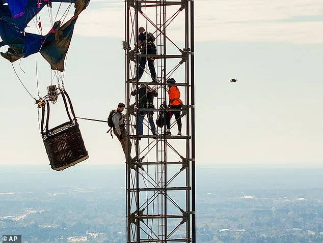 Rescue Operation Saves Two After Hot Air Balloon Collision with Radio Tower in Texas