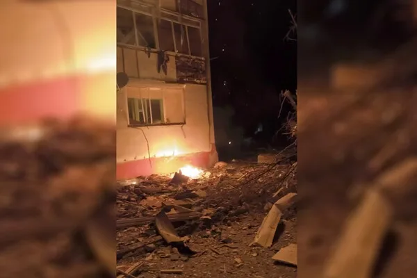 Alleged Drone Strike by Ukrainian Forces on Vasylivka Apartment Building Causes Casualties