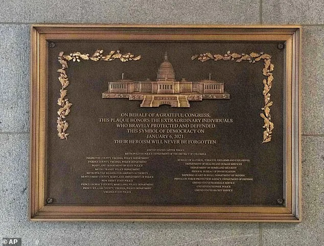 Controversy Erupts Over Overnight Installation of Capitol Plaque Honoring January 6 Law Enforcement Heroes