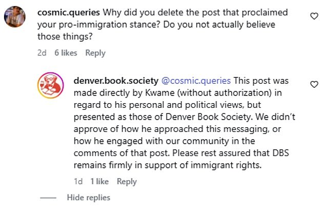 Denver Bookstore Split Over Immigration Comments Reignites Political Tensions