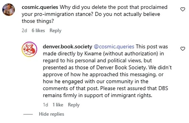 Denver Bookstore Split Over Immigration Comments Reignites Political Tensions