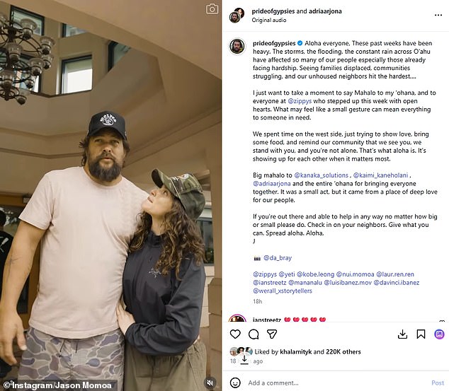 Hawaii's Flooding Crisis: Jason Momoa Shares Chaos as Dam Teeters on Collapse