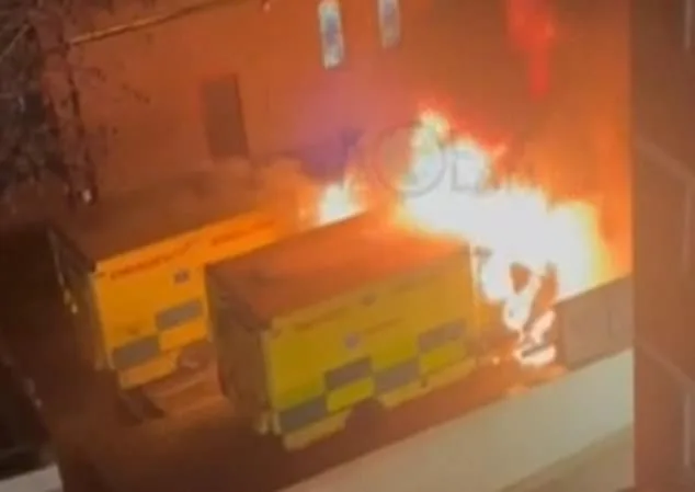 Suspected Antisemitic Attack Destroys Jewish Ambulances Outside London Synagogue
