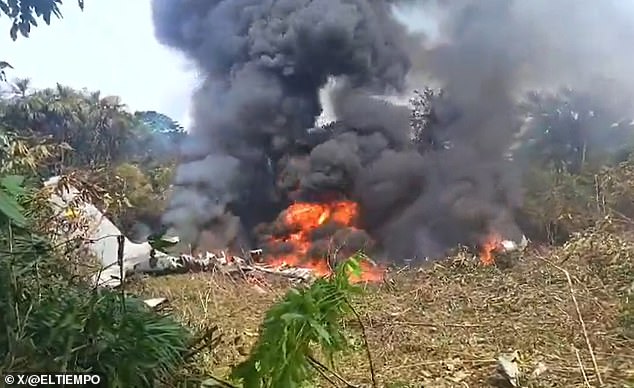 At least 66 dead in Colombian military plane crash near Puerto Leguizamo; cause under investigation