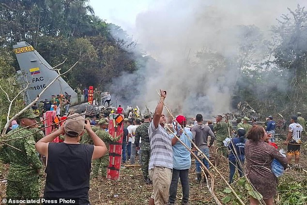 At least 66 dead in Colombian military plane crash near Puerto Leguizamo; cause under investigation