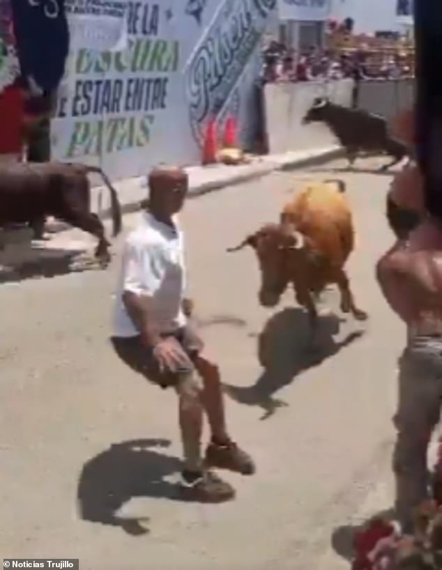 Miraculous Survival as Bull's Charge Leaves Man Stunned at Peruvian Festival