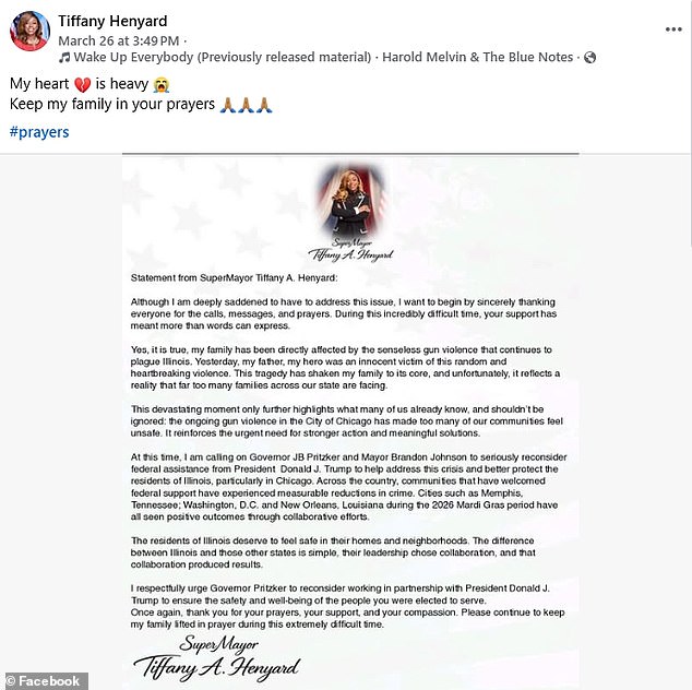 Father of Former Mayor Shot in Critical Condition