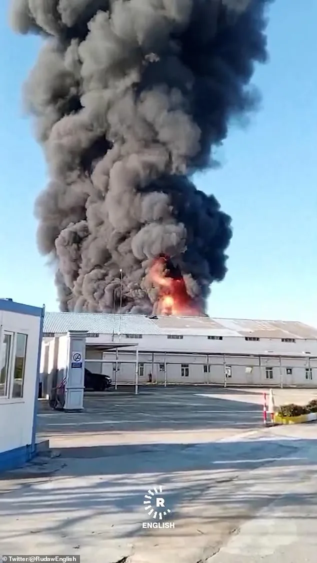 Drone Strike Ignites Fire at British Oil Facility in Iraq Amid Escalating Regional Tensions