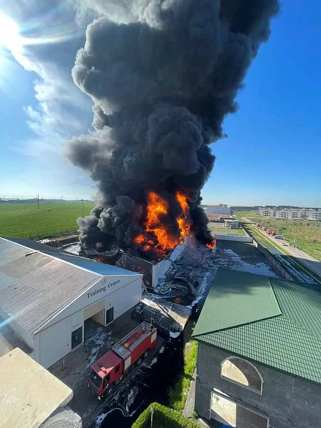 Drone Strike Ignites Fire at British Oil Facility in Iraq Amid Escalating Regional Tensions