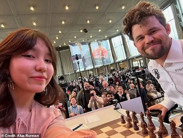 Alua Nurman and Magnus Carlsen Clash Over Selfie Incident at Chess Festival, No Hard Feelings Reported