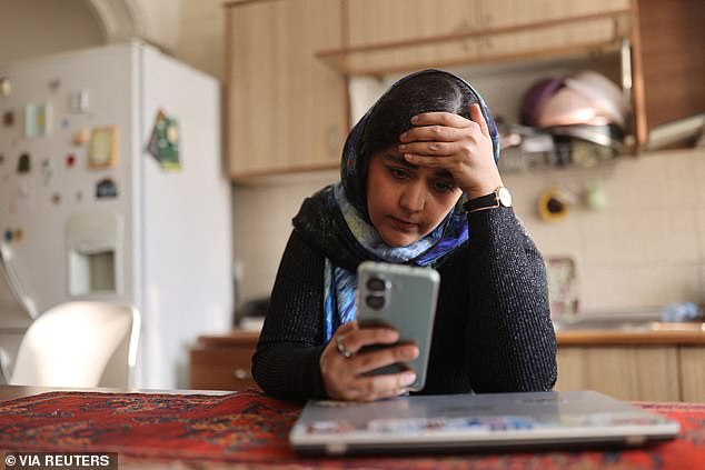 Iranian youth risk death to bypass internet blackout and reach trapped families.