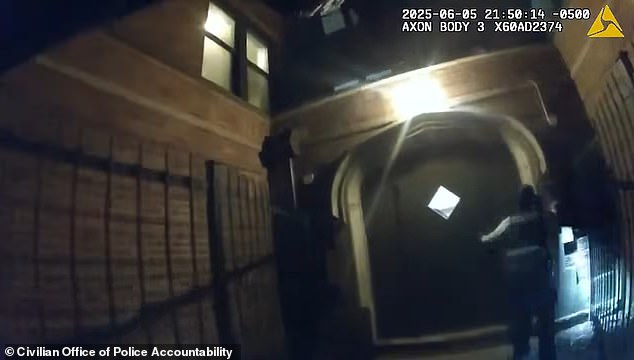 Body cam video shows Chicago officer shooting his partner during high-speed pursuit.