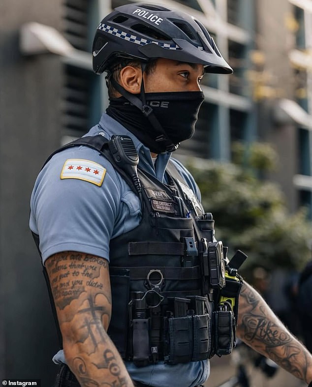 Body cam video shows Chicago officer shooting his partner during high-speed pursuit.