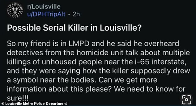 Louisville SWAT kills 21-year-old suspect wanted for gruesome homeless murders