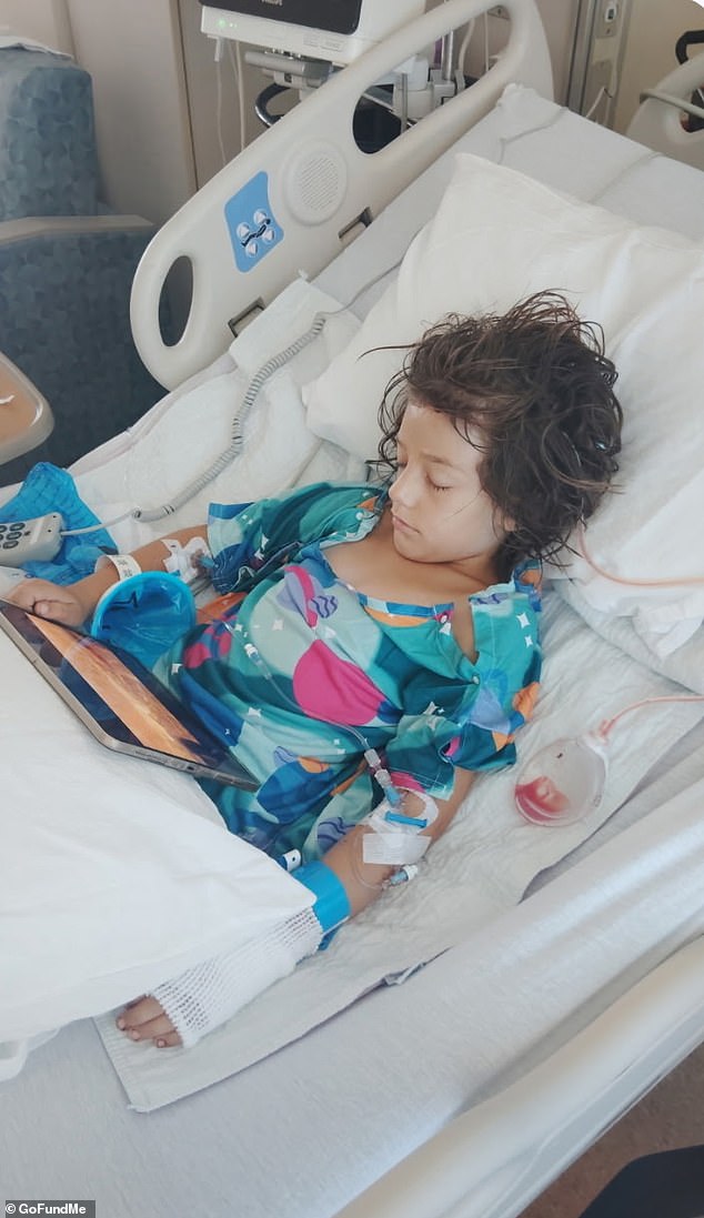 Seven-year-old girl survives vicious ambush by six stray dogs in California.