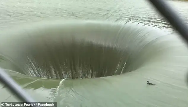 A Whirling Wonder: California's Lake Berryessa Unveils Morning Glory Spillway