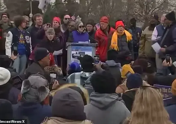 Democrat Protestors Sing Cringeworthy Song at 'Save the Civil Service' Rally