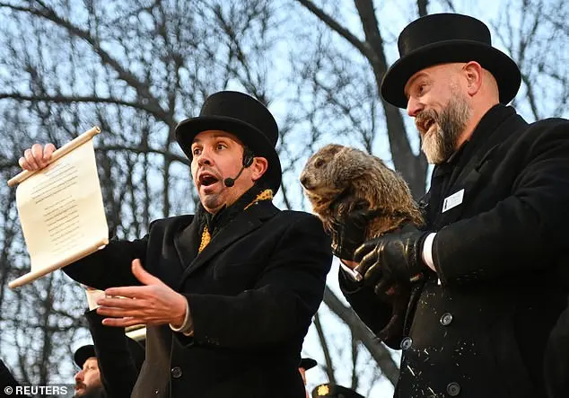 Punxsutawney Phil predicts six more weeks of winter