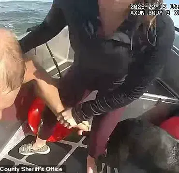Quick-Thinking Woman's Rescue Brings Peace to Turbulent Waters