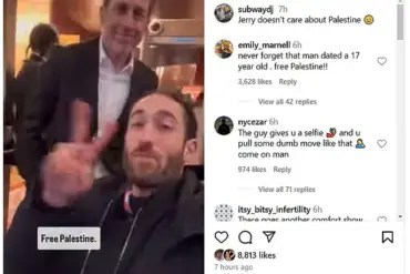 Seinfeld's Awkward Encounter with an Anti-Israeli Activist